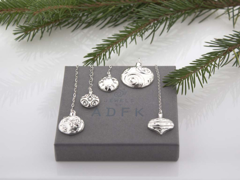 FESTIVE ORNAMENT | Bauble in solid Sterling Silver (made to order) FESTIVE ORNAMENT | Bauble in solid Sterling Silver (made to order)