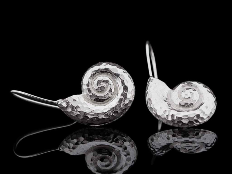 FIBONACCI SPIRAL | Earrings in Sterling Silver made to order FIBONACCI SPIRAL | Earrings in Sterling Silver made to order