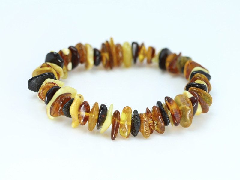 Multiple Amber - soft polished bracelet  (ausverkauft) 