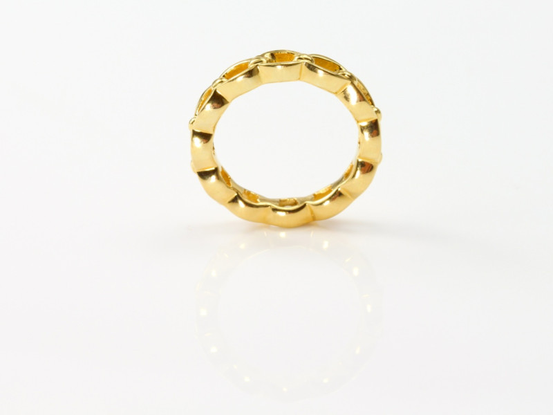 Braided Goldring -geflochtener Goldring Braided Goldring -geflochtener Goldring