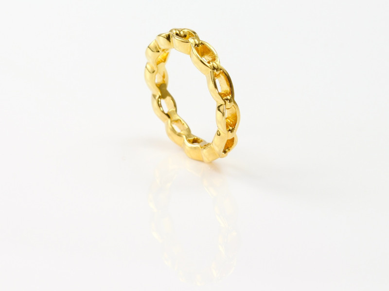 Braided Goldring -geflochtener Goldring Braided Goldring -geflochtener Goldring