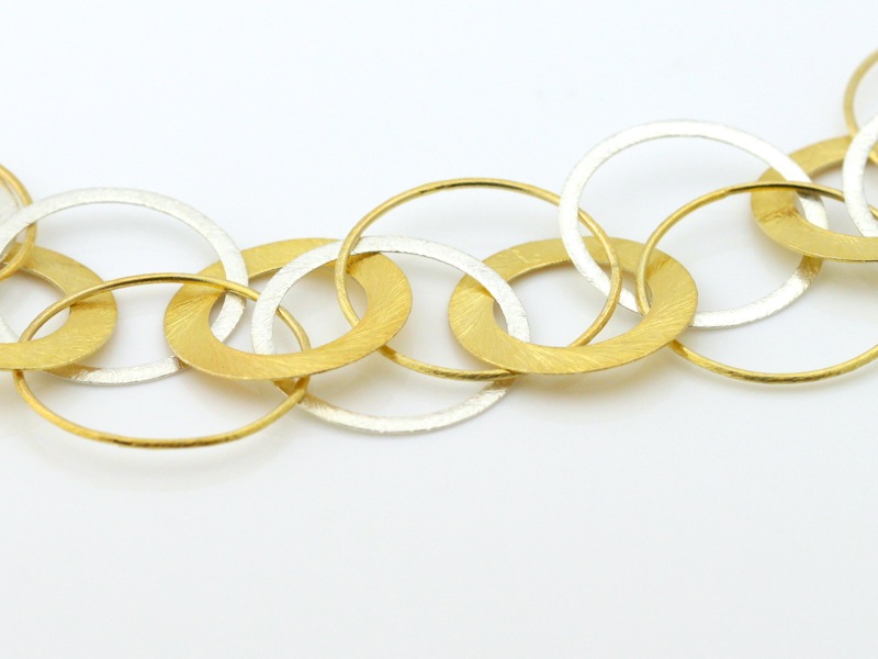 Gold and Silver loops bracelet (ausverkauft)