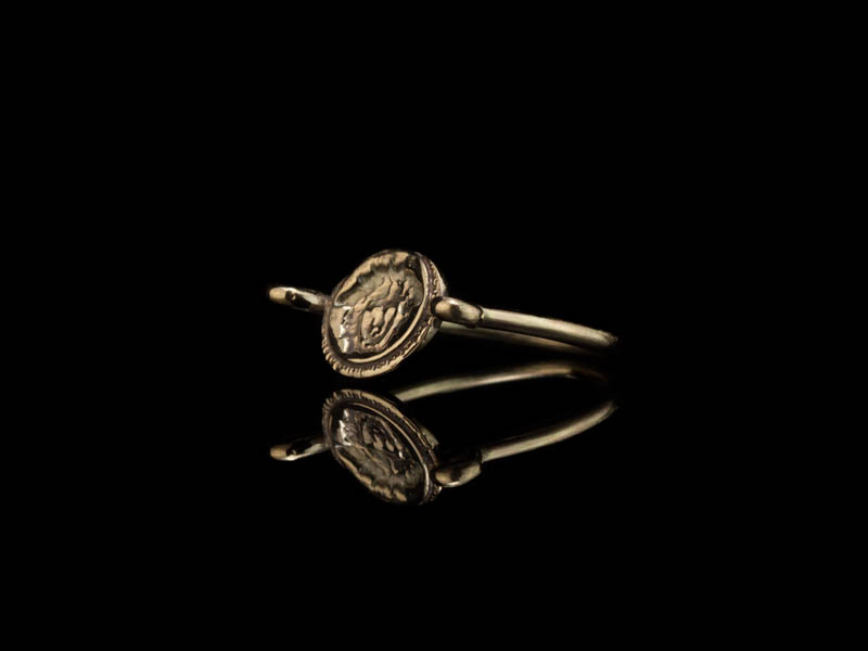 GREEK MYTHOLOGY | Solid Gold ring with the face of the Medusa (9ct) (made to order)