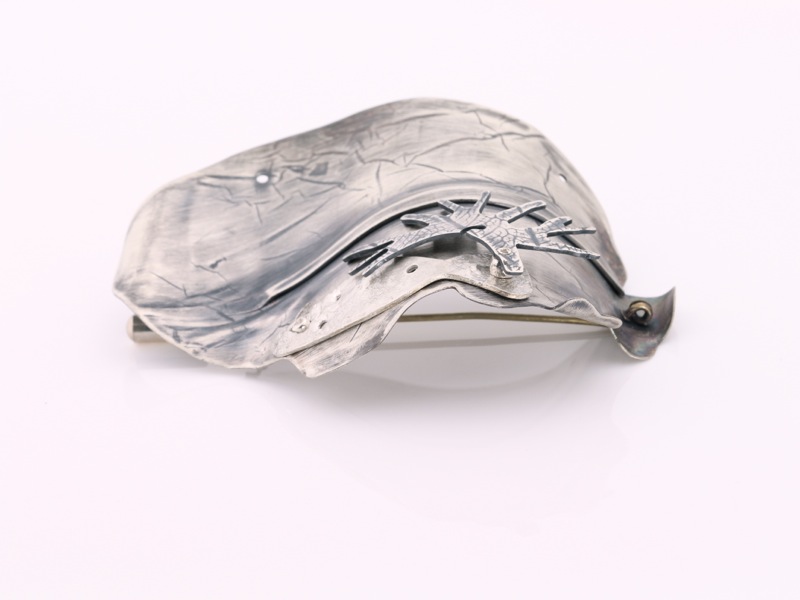 Patch - Sterling Silver Brass Brooch (Ausverkauft)