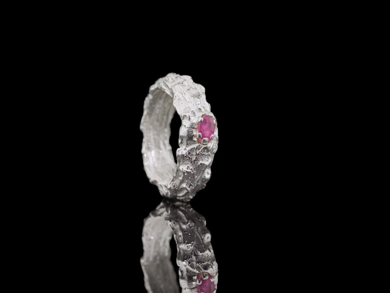RUBY TWIG | Sterling Silver ring RUBY TWIG | Sterling Silver ring