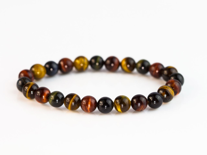 Tigeraugen-Armband mit der roten, grünen, goldenen und der braunen Variation (ausverkauft)