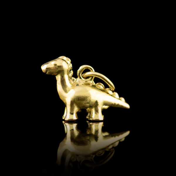 New collection dinosaur pendant gold