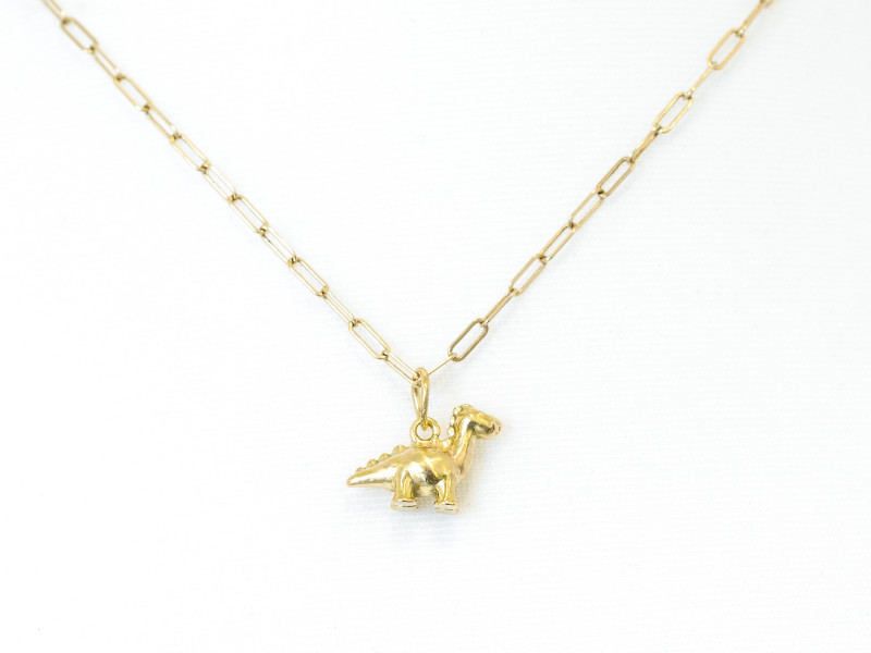 BABY BRACHIOSAURUS | Anhänger aus 750er Gold