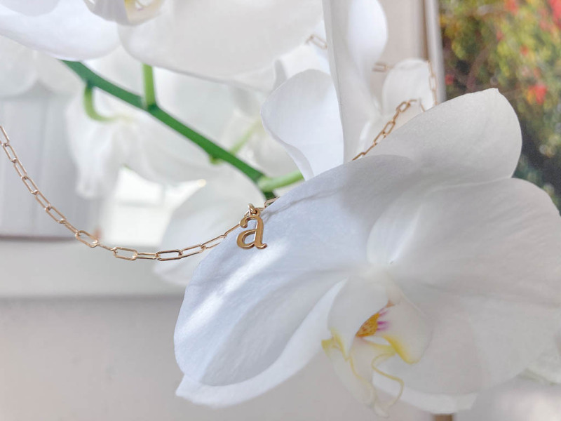 LETTER | Pendant in 14 Karat Gold with your initial LETTER | Pendant in 14 Karat Gold with your initial