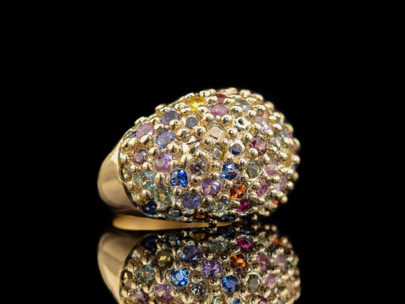 BONBON | Gold ring with Sapphires BONBON | Gold ring with Sapphires