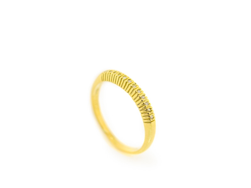 ETERNITY | Gold ring with 12 diamonds ETERNITY | Gold ring with 12 diamonds