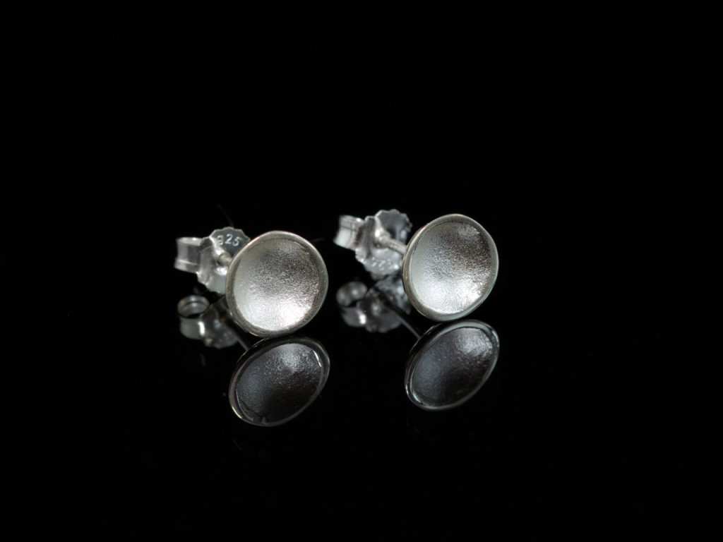Kleine gefrostete Pokale | Ohrstecker aus 925er Silber (ausverkauft) Image