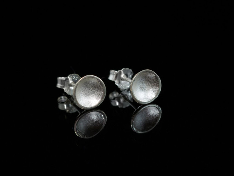 Kleine gefrostete Pokale | Ohrstecker aus 925er Silber (ausverkauft)