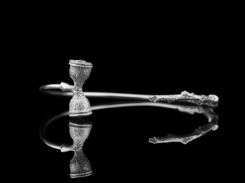 EUCALYPTUS ON TWIG | Bangle in Sterling Silver EUCALYPTUS ON TWIG | Bangle in Sterling Silver