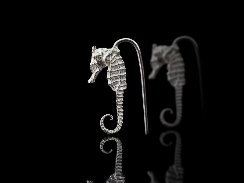 SEAHORSES | Sterling Silver earrings (made to order) SEAHORSES | Sterling Silver earrings (made to order)