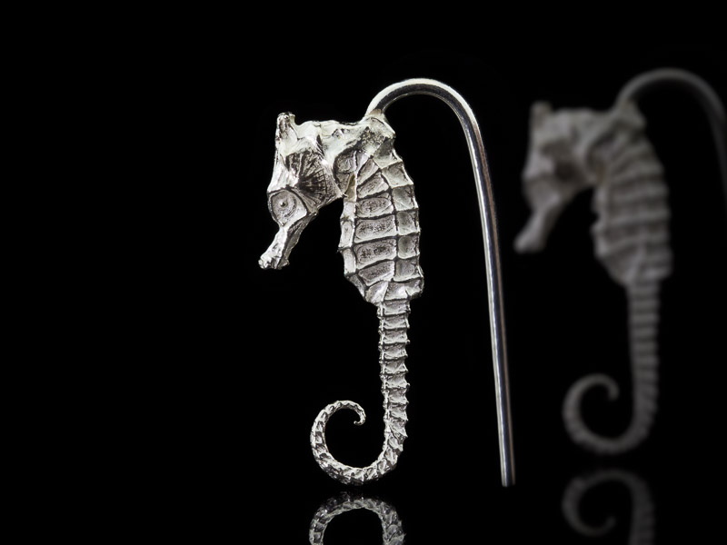SEAHORSES | Sterling Silver earrings (made to order) SEAHORSES | Sterling Silver earrings (made to order)