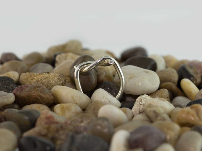 Der Knotenring | 925er Silber hochpoliert | für die Dame (Ausverkauft)