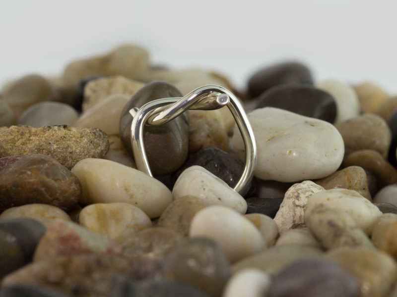Der Knotenring | 925er Silber hochpoliert | für die Dame (Ausverkauft)