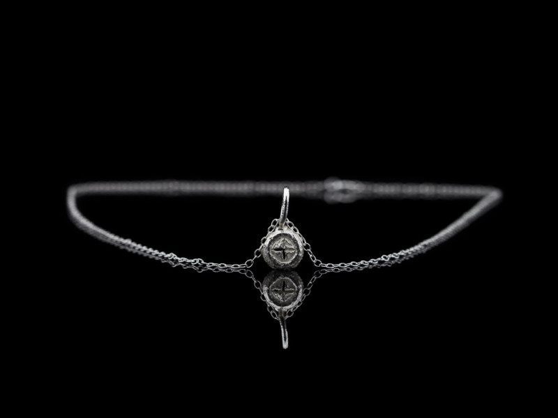 EUCALYPTUS PULVERULENTA | Sterling Silver Necklace (made to order) EUCALYPTUS PULVERULENTA | Sterling Silver Necklace (made to order)