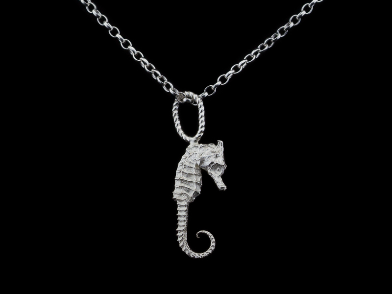 SEAHORSE | Sterling Silver necklace (made to order) SEAHORSE | Sterling Silver necklace (made to order)