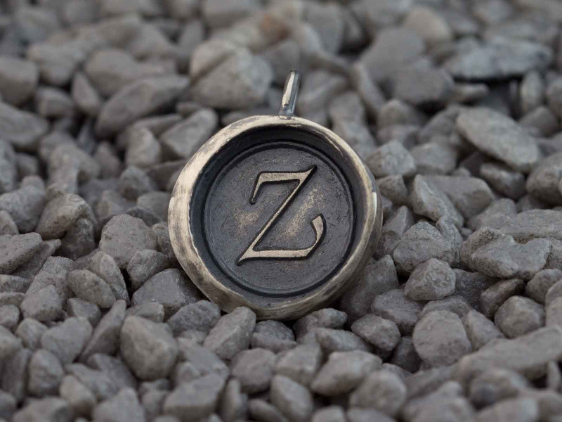 Sterling Seal Token | Bespoke pendant with letter of your choice Sterling Seal Token | Bespoke pendant with letter of your choice