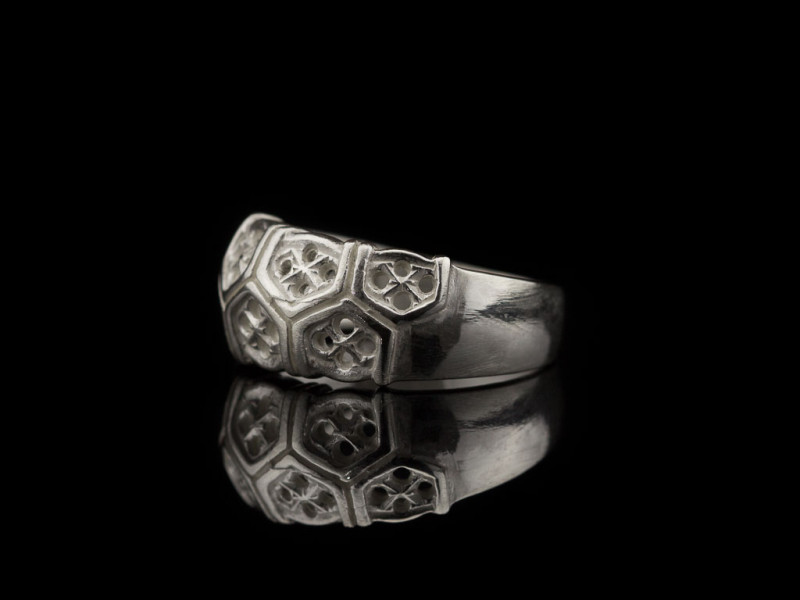 SILVER HONEYCOMB | Sterling Silver ring SILVER HONEYCOMB | Sterling Silver ring